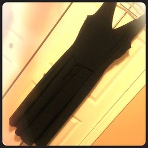 Kenzie - black wide-legged jumpsuit. Sz L.